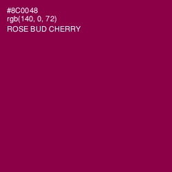 #8C0048 - Rose Bud Cherry Color Image