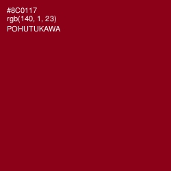 #8C0117 - Pohutukawa Color Image