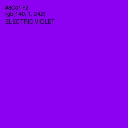 #8C01F2 - Electric Violet Color Image