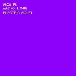 #8C01F8 - Electric Violet Color Image