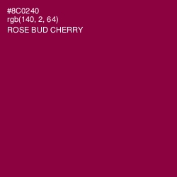 #8C0240 - Rose Bud Cherry Color Image