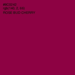 #8C0242 - Rose Bud Cherry Color Image