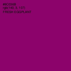 #8C036B - Fresh Eggplant Color Image