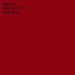 #8C0411 - Red Devil Color Image