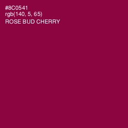 #8C0541 - Rose Bud Cherry Color Image