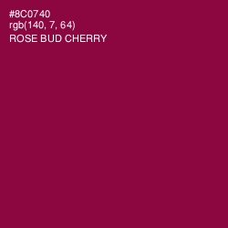 #8C0740 - Rose Bud Cherry Color Image