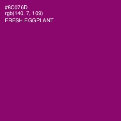 #8C076D - Fresh Eggplant Color Image