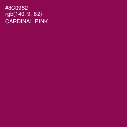 #8C0952 - Cardinal Pink Color Image