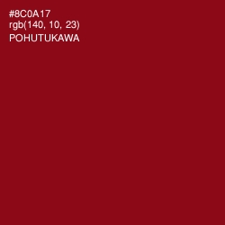 #8C0A17 - Pohutukawa Color Image