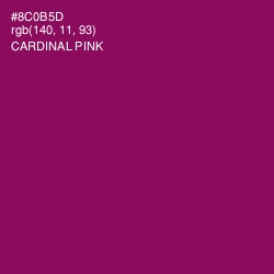 #8C0B5D - Cardinal Pink Color Image