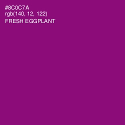 #8C0C7A - Fresh Eggplant Color Image