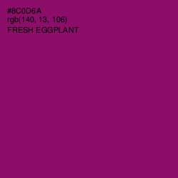 #8C0D6A - Fresh Eggplant Color Image