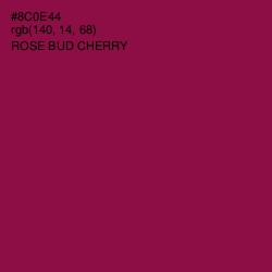 #8C0E44 - Rose Bud Cherry Color Image