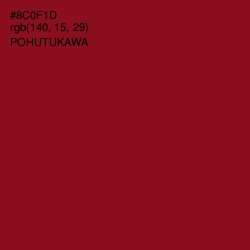 #8C0F1D - Pohutukawa Color Image