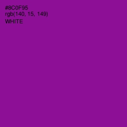 #8C0F95 - Violet Eggplant Color Image