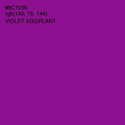 #8C1090 - Violet Eggplant Color Image