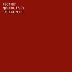 #8C1107 - Totem Pole Color Image