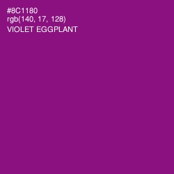 #8C1180 - Violet Eggplant Color Image