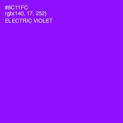 #8C11FC - Electric Violet Color Image