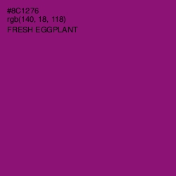 #8C1276 - Fresh Eggplant Color Image