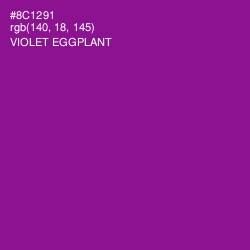 #8C1291 - Violet Eggplant Color Image