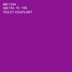 #8C1394 - Violet Eggplant Color Image