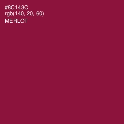 #8C143C - Merlot Color Image