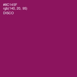 #8C145F - Disco Color Image