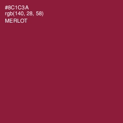 #8C1C3A - Merlot Color Image