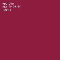 #8C1D40 - Disco Color Image