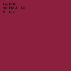 #8C1F3E - Merlot Color Image