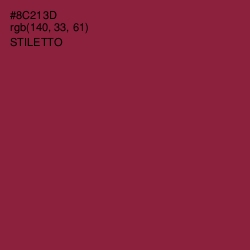 #8C213D - Stiletto Color Image