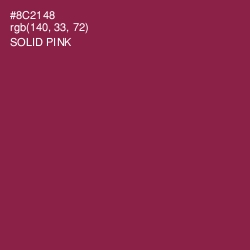 #8C2148 - Solid Pink Color Image