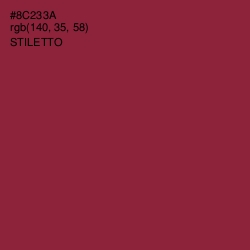 #8C233A - Stiletto Color Image