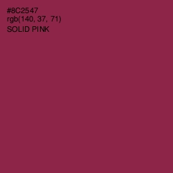 #8C2547 - Solid Pink Color Image