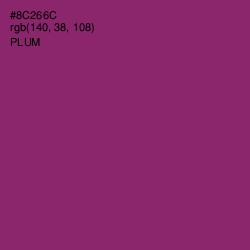 #8C266C - Plum Color Image