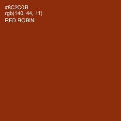 #8C2C0B - Red Robin Color Image