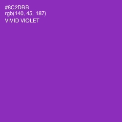 #8C2DBB - Vivid Violet Color Image