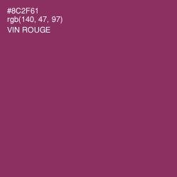 #8C2F61 - Vin Rouge Color Image