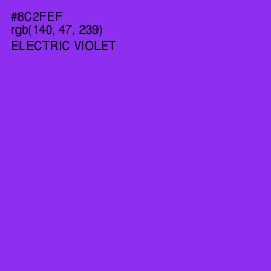 #8C2FEF - Electric Violet Color Image