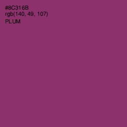 #8C316B - Plum Color Image