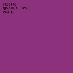 #8C317C - Plum Color Image