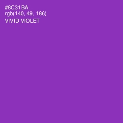 #8C31BA - Vivid Violet Color Image