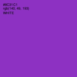 #8C31C1 - Electric Violet Color Image