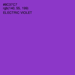 #8C37C7 - Electric Violet Color Image