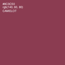 #8C3C50 - Camelot Color Image