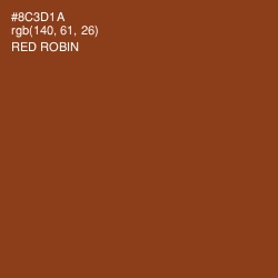 #8C3D1A - Red Robin Color Image