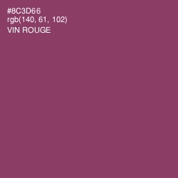 #8C3D66 - Vin Rouge Color Image