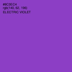 #8C3EC4 - Electric Violet Color Image