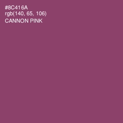 #8C416A - Cannon Pink Color Image